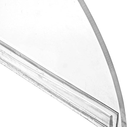 4 Pack Bathtub Splash Guard, Removable Shower Water Guard Kit, Acrylic Waterproof Self-Adhesive Bath Tub Corner to Prevent from Splashing Out, Accessories.