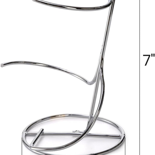 4 Packs Single Wine Rack Countertop, Silver Metal Small Holder, Floating Bottle Holder for Storage, Cabinet, Pantry, Unique Tabletop as Gifts Lovers.