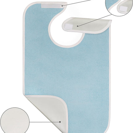Adult Nappies - 3-pack - Unisex - Sky Blue - Disposable Nappies - Suitable for elderly women and men - Waterproof - Adjustable and washable - 75*45cm.