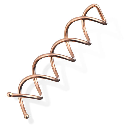 Spiral hair pins - rotating clips - knot rollers - DIY - rotating styling - hair sticks - hair styling tools - 20-piece set - rose gold.