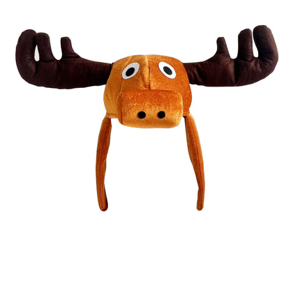 Funny reindeer antlers - elk warmers - hunter boots - funny animal theme - 3D reindeer - men's and women's clothing - role-play - Christmas reindeer costume - headwear accessories.