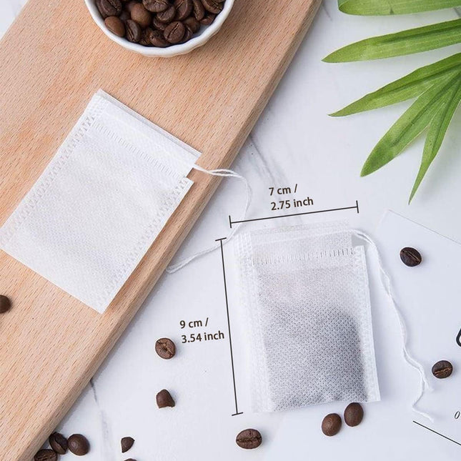 Theemaker tea bags-200 pieces-7*9cm-disposable loose tea bags-tea filter bag-for loose tea-loose leaf tea-coffee-herbs-herb.