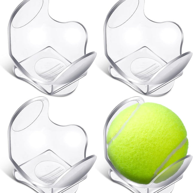 Tennisclips - 3 pack - Clear - Tennis size clip - Tennis shoulder - With clip - Tennis training - Training and competition.