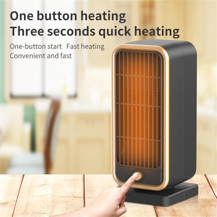 Electric heater - Indoor electric heater - Fan heater for household use - 500W - Ceramic heating element - Power plug.