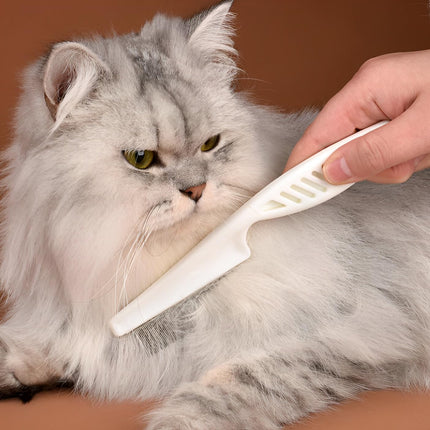 Flea comb for dogs and cats - Dog grooming tool - For removing tear stains, fleas, mange and lice.