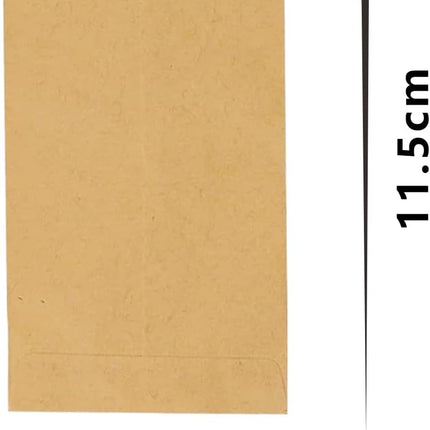 50 small brown seed envelopes - 6x10cm mini brown seed envelopes - envelopes for coins and small parts - small brown kraft paper bags for small items - seeds - cash - beads - coins.