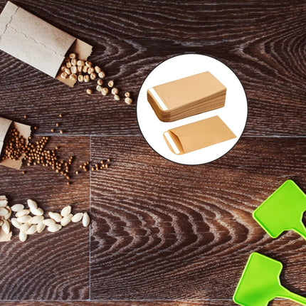 50 small brown seed envelopes - 6x10cm mini brown seed envelopes - envelopes for coins and small parts - small brown kraft paper bags for small items - seeds - cash - beads - coins.