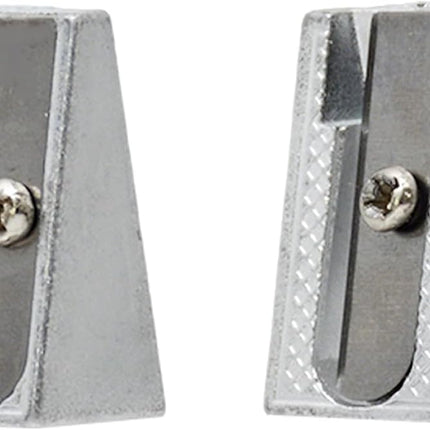 2-pack metal pencil sharpener with 2 holes Metal pencil sharpener for school Pencils for home School Office supplies.