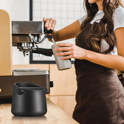 Coffee tap box - coffee drip tray - espresso drip box tap box - barista coffee drip box tap box (with removable metal tap rod and non-slip foot) - accessories for coffee machines.