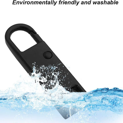 Reserve zips - 12-pack metal zips - removable - suitable for purses - clothing - jeans - suitcases - luggage.