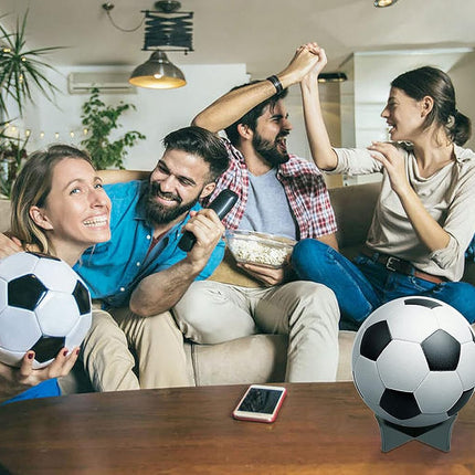 Ball Standard - Acrylic - Football, Basketball, Soccer, Volleyball, Rugby, etc. Display Standard - Ball Holders - 6 pieces - Black.