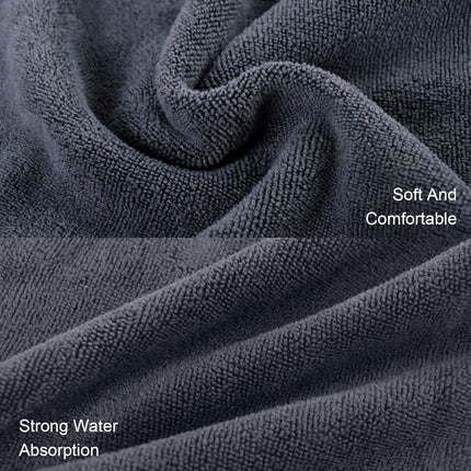 2 pieces golf towels- absorbent cleaning towels- multifunctional towels with carabiner for golf bags- fitness- sport- outdoor- yoga (2 colours)- black.