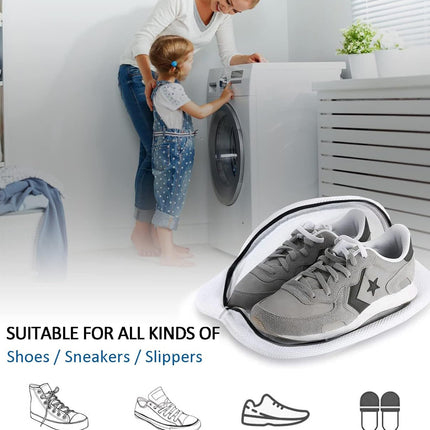 2-pack shoe wash bags - sneaker wash bags - shoe wash bags - shoe cleaning bags - multifunctional shoe wash bags for sneakers - socks - underwear - perfect for storage and travel.