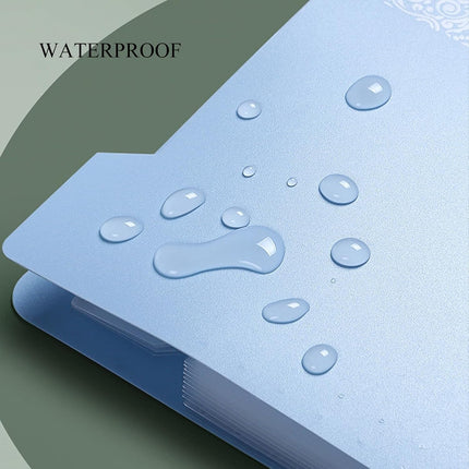 A4 Expandable folder - 3 poly pockets folder - 12 compartment folders large capacity accordion folders - expandable folders for office - business trips - home.