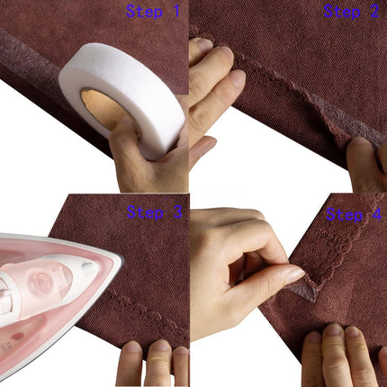 60 meter zoomband - ironing width 20 mm - for splitting fabrics - trousers - skirts - clothing.
