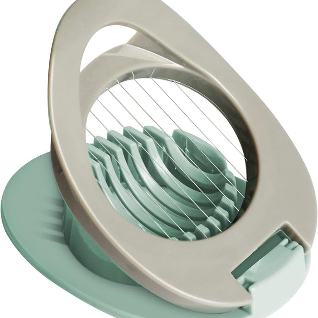 Egg slicer - Egg slicer with stainless steel wire - multi-functional egg slicer - slices boiled eggs, ham, bananas and strawberries evenly.