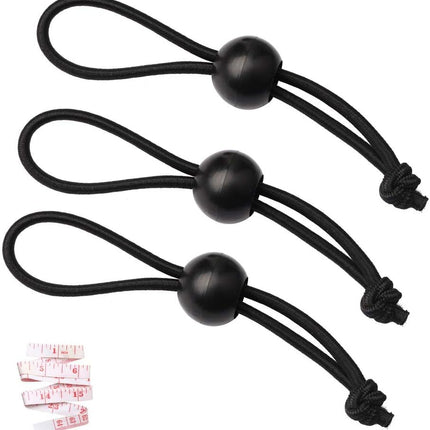 12 Black sailcloth bungee balls for banners - sailcloths - pavilions - tents - bungee hooks - stalls - flagpoles.