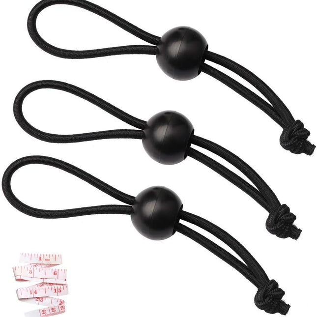 12 Black sailcloth bungee balls for banners - sailcloths - pavilions - tents - bungee hooks - stalls - flagpoles.