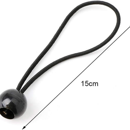 12 Black sailcloth bungee balls for banners - sailcloths - pavilions - tents - bungee hooks - stalls - flagpoles.