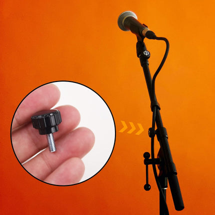 12 pieces M4 x 10 mm knurled thumb screws - display screws - mounting screws - carbon steel clamp knobs - grip thumb screws - mounting thumb screws.