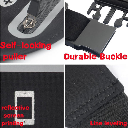 Slim running belt - running waist pack - running belt suitable for carrying a mobile phone - waist pack suitable for jogging - walking - travel wallet - running gift - gear - accessories (black).