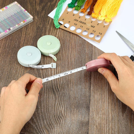 Meetlinten 3 pieces 200 cm/79 inch Sewing measuring tapes Retractable measuring tapes for measuring length, bust and waist.