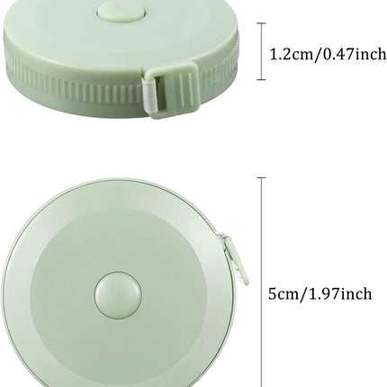 Meetlinten 3 pieces 200 cm/79 inch Sewing measuring tapes Retractable measuring tapes for measuring length, bust and waist.