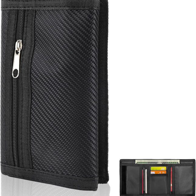 Heren Slim Wallet UK Simple Lightweight Compact RFID Blocking Soft Secure Credit Card Holder for 6 Cards and Banknotes Suitable for Travel Men Dad Friend Birthday Gift Charcoal Black.