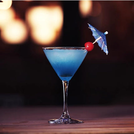 25 cocktail umbrellas for drinks - colourful paper umbrellas for drinks.