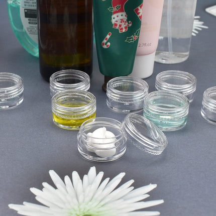 12 travel cosmetic jars, 5 ml cream, make-up monsters, containers with lids for women, glitter nail art, storage bottles.