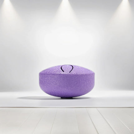 Ethereal Drums - Mini Steel Tongue Drum Kit - for sound healing, meditation and yoga - 3" 6-note - Great for beginners and relaxation - Lavender Purple - Mallets + Tabs + Bag.
