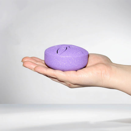 Ethereal Drums - Mini Steel Tongue Drum Kit - for sound healing, meditation and yoga - 3" 6-note - Great for beginners and relaxation - Lavender Purple - Mallets + Tabs + Bag.
