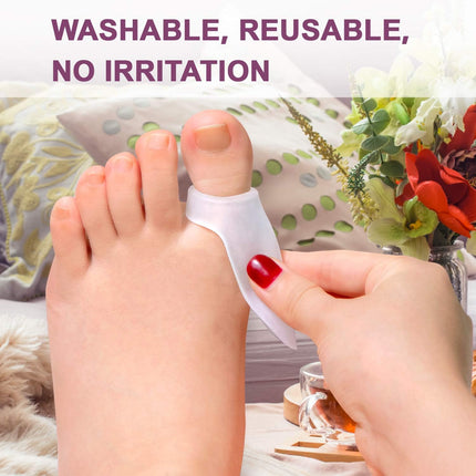 Gel Bunion Protectors, 10-pack Bunion Cushions and Pads, Big Toe Bunion Protector, Relieve Foot Pain Caused by Rubbing, Friction and Pressure.
