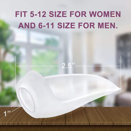 Gel Bunion Protectors, 10-pack Bunion Cushions and Pads, Big Toe Bunion Protector, Relieve Foot Pain Caused by Rubbing, Friction and Pressure.