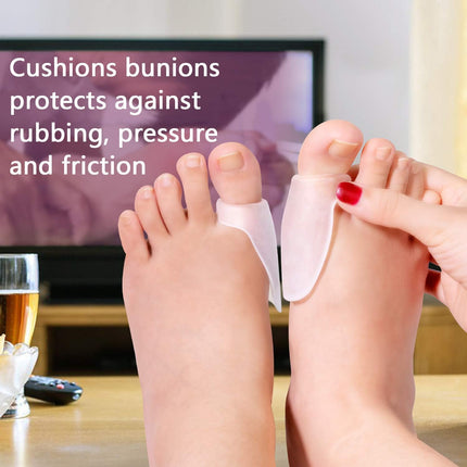 Gel Bunion Protectors, 10-pack Bunion Cushions and Pads, Big Toe Bunion Protector, Relieve Foot Pain Caused by Rubbing, Friction and Pressure.