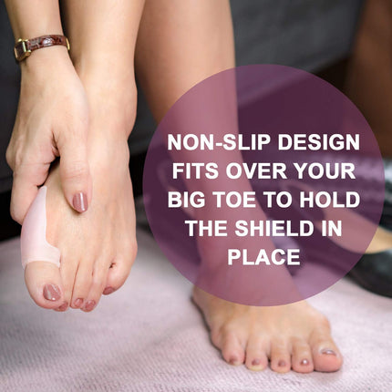 Gel Bunion Protectors, 10-pack Bunion Cushions and Pads, Big Toe Bunion Protector, Relieve Foot Pain Caused by Rubbing, Friction and Pressure.