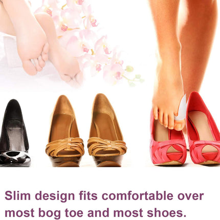 Gel Bunion Protectors, 10-pack Bunion Cushions and Pads, Big Toe Bunion Protector, Relieve Foot Pain Caused by Rubbing, Friction and Pressure.