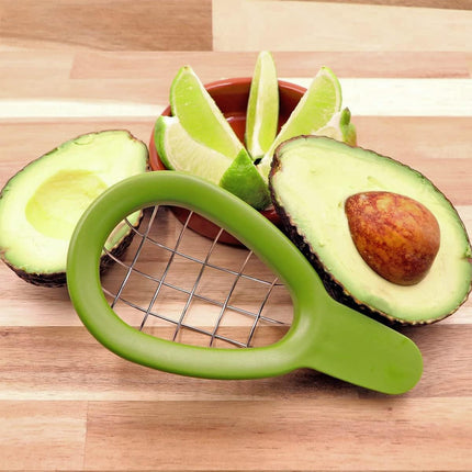 Avocado splitting tool - Stainless steel, dishwasher safe, portable fruit tool - For splitting avocados, kiwis, avocados and similar fruit.