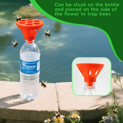 Reusable wasp trap - For hunting wasps, bees, bumblebees and insects - Orchards, farms, gardens, patios, yards - Reduce garden wasp problems.