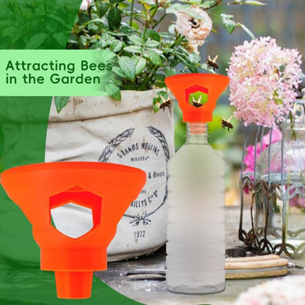 Reusable wasp trap - For hunting wasps, bees, bumblebees and insects - Orchards, farms, gardens, patios, yards - Reduce garden wasp problems.