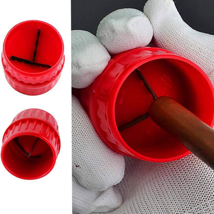 Pijpontbraamgereedschap - Her Kindness Copper Pijpontbraamgereedschap - Ontbraamgereedschap Universal Pipe Reamer 3 mm-38 mm (0-12 inch-1-5 inch) Internal and External Reamers Pipe Tool Acrylic Pipe Beveling Tool.