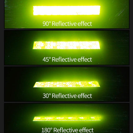 Reflective tape - 5 colours - Night safety - Reflective warning stickers - Waterproof - Outdoor - Reflective tape for bike wheels - Suitable for bikes, trailers and motorcycles.