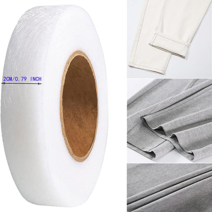 60 meter zoomband - ironing width 20 mm - for splitting fabrics - trousers - skirts - clothing.