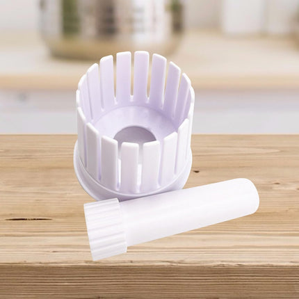Onion flower cutter - Onion cutter - Potato, tomato, apple, orange blossom cutter - Fruit and vegetable cutter - Kitchen chopper.