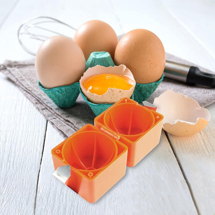 Egg slicer - for raw eggs - eggshell cutter - stainless steel eggshell slicer - eggshell separator.