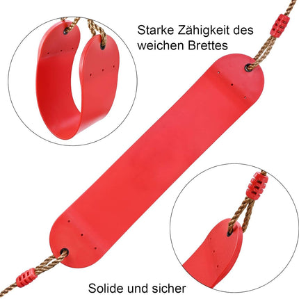 Soft swing - Kids - Soft outdoor swing - Obstacle course - Sling swing - EVA - Soft plank swing - Kids' entertainment and fitness.