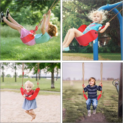 Soft swing - Kids - Soft outdoor swing - Obstacle course - Sling swing - EVA - Soft plank swing - Kids' entertainment and fitness.