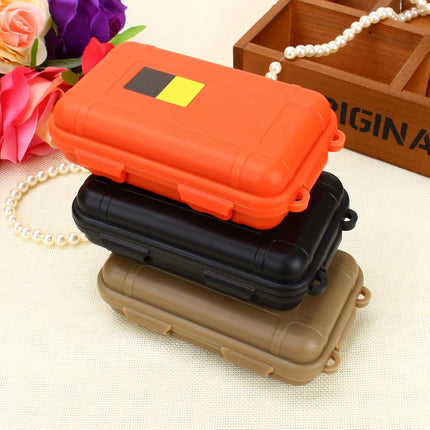 Sealed boxes - Set of 3 - Outdoor Survival Boxes - Container Storage Boxes - Plastic - Shockproof boxes - Survival Sealed boxes - 3 Colours - 4.88 x 2.93 x 1.37 inch.