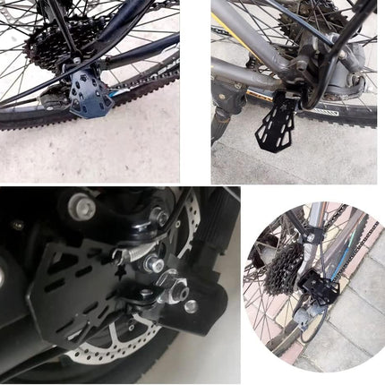 4-pack Mini Bike Rear Pedals - Foldable - Suitable for Mountain Bikes - Kids' Bikes - Rear Pedals - Metal Plates - Bike Pedal Accessories.