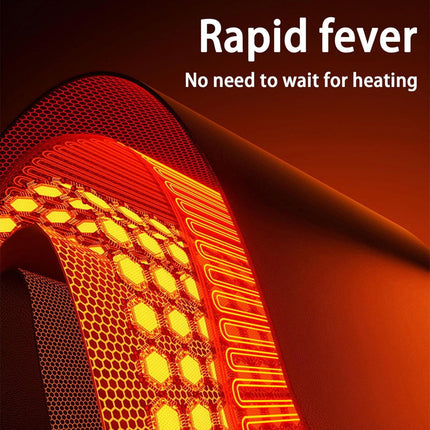 Foot warming cushion - Electric foot warming cushion - Foot warmer - 3 temperature settings - Built-in 6 manual massage heads - Suitable for home, office and dormitories - Warming cushions (green).